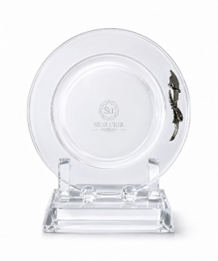 Pure Eclipse Minimalist Circular Crystal