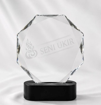 Midnight Base Octagonal Crystal