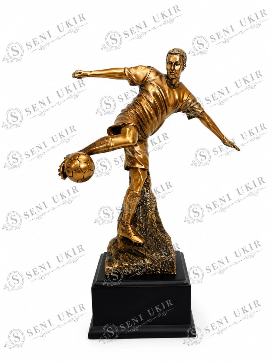 The Best Goal Antique Bronze Trophy